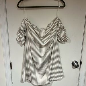 Caitlin Covington x Pink Lilly Off the Shoulder Dress